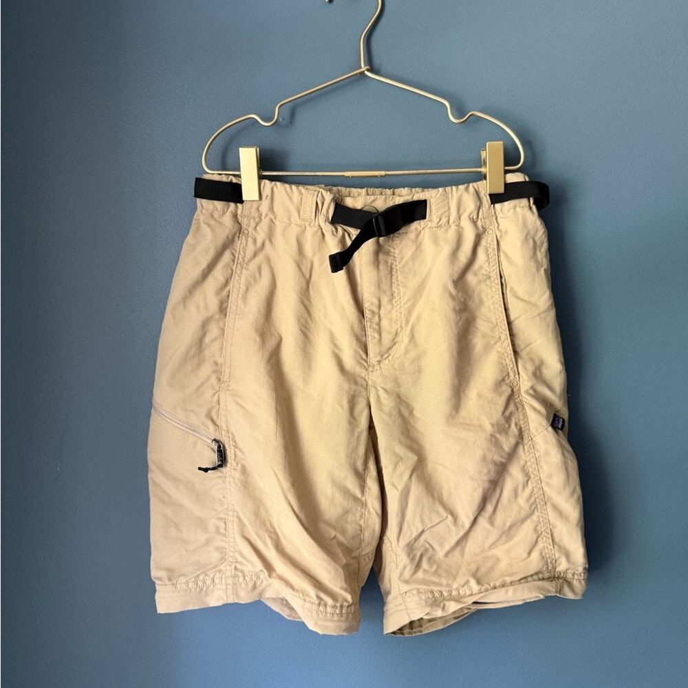 Patagonia tan belted shorts‎